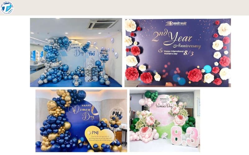 Background 8-3 đẹp phong cách sang trọng